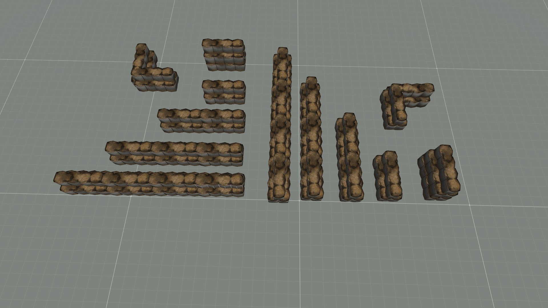 Stacked H-Barriers Pack