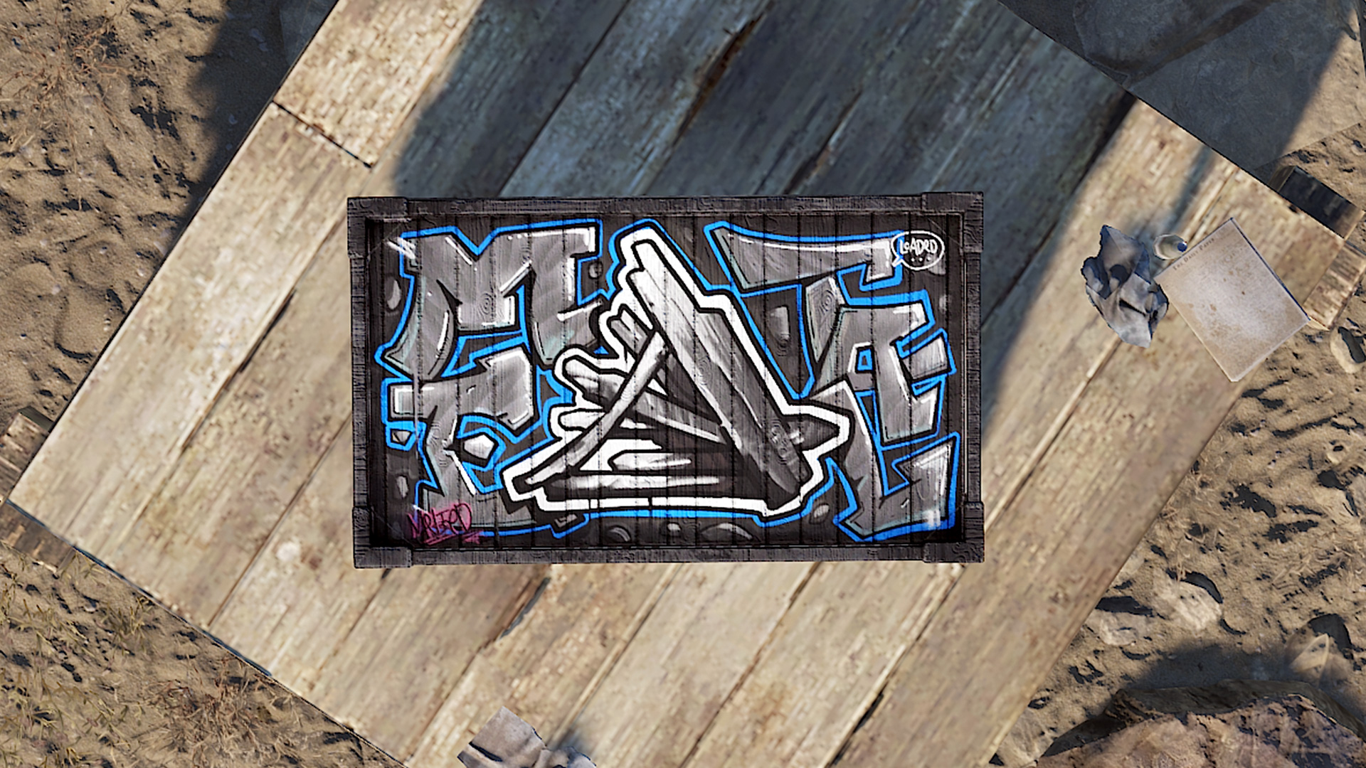 Graffiti Metal Storage