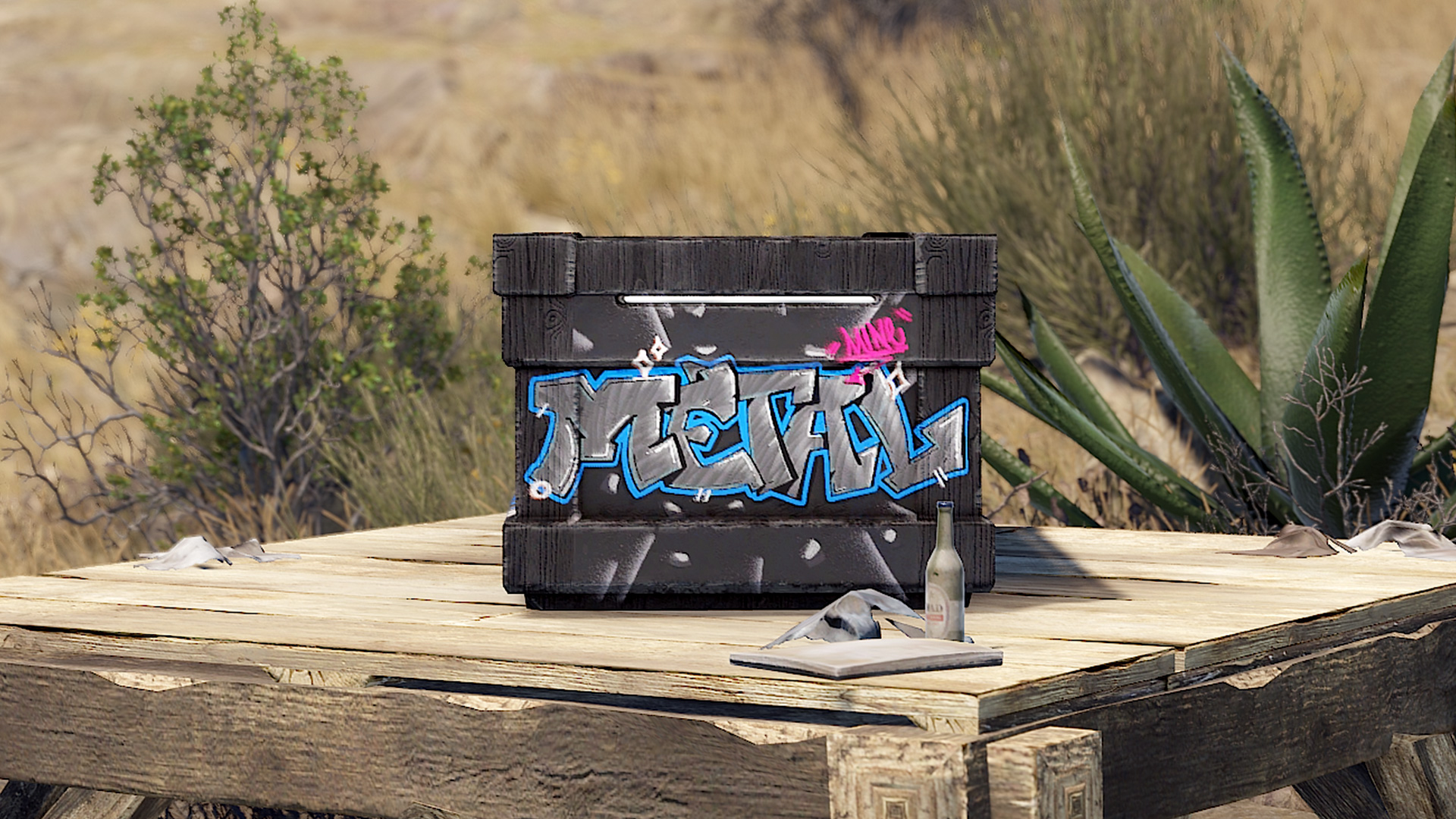 Graffiti Metal Storage