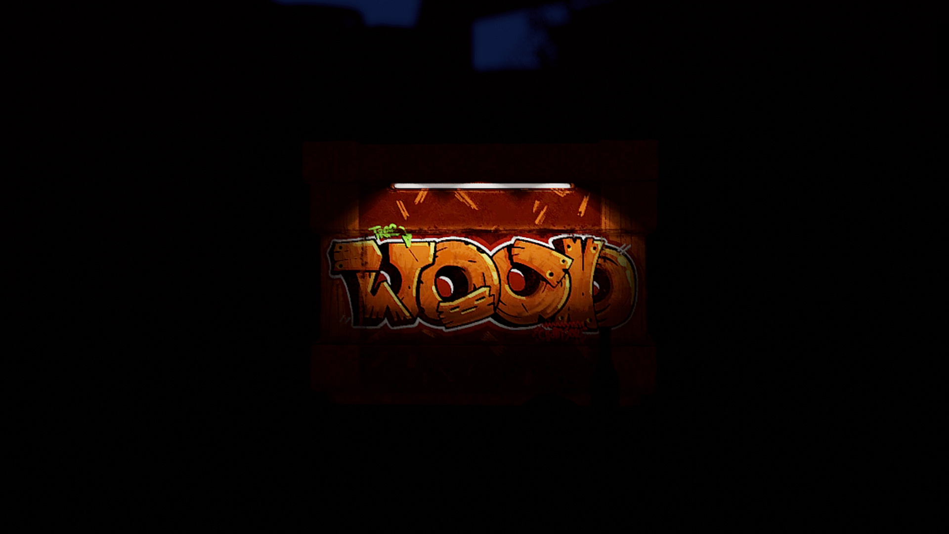 Graffiti Wood Storage