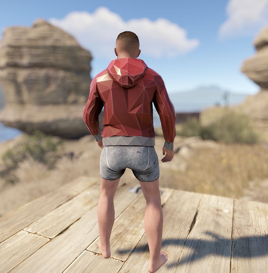 Low Poly Hoodie