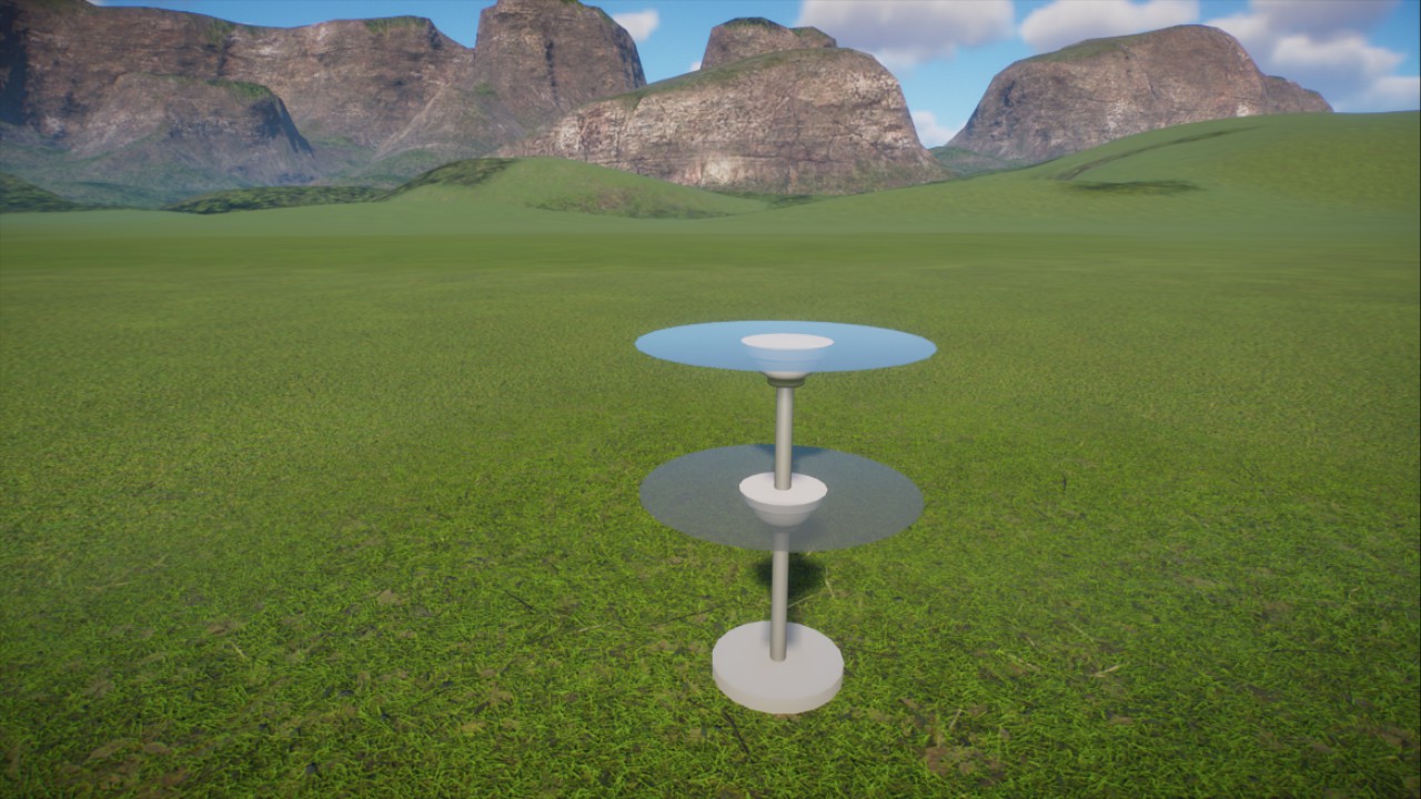 circular glass display shelf (CAUTION modded item)