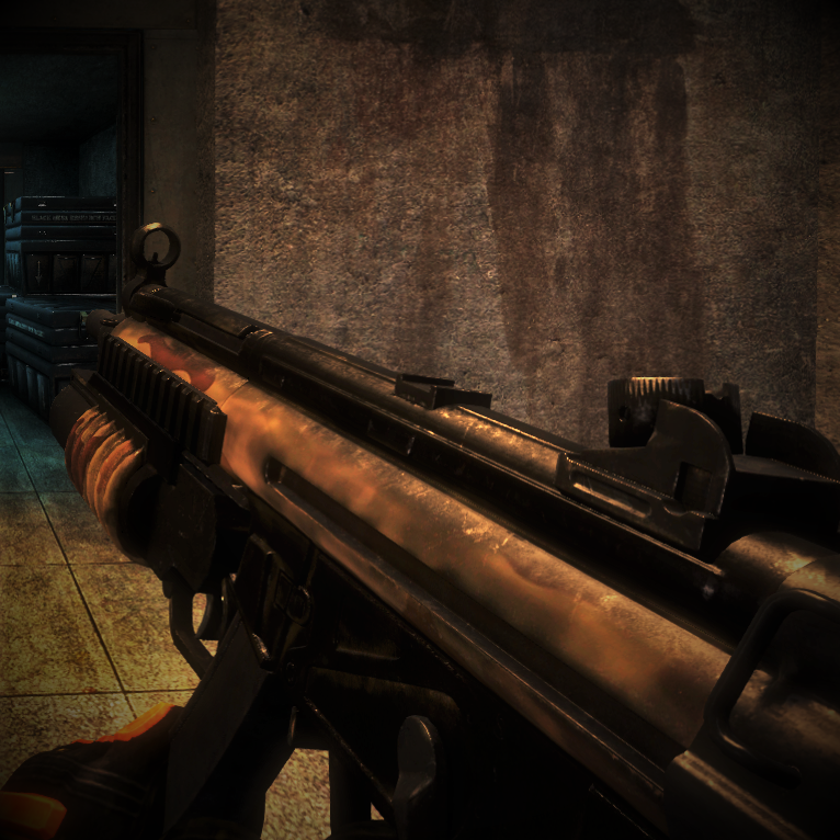 Military Issued Mp5 With Desert Camo [skin]