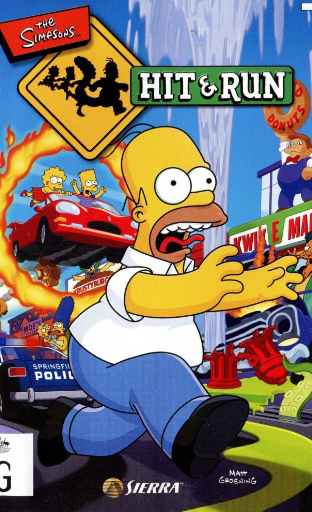 Simpsons Hit and Run Poster