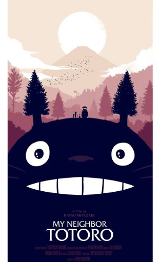 Totoro Minimalist Poster