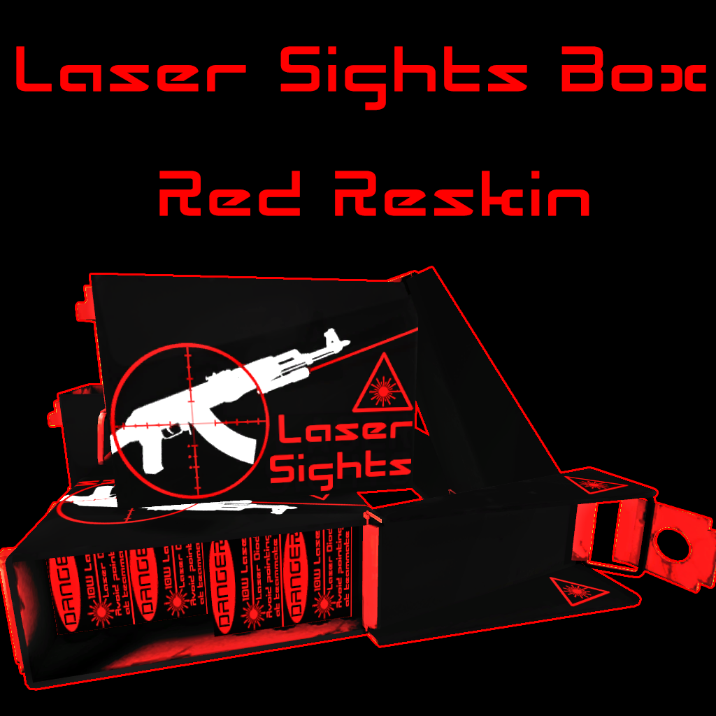 Laser Sight Box Red Reskin