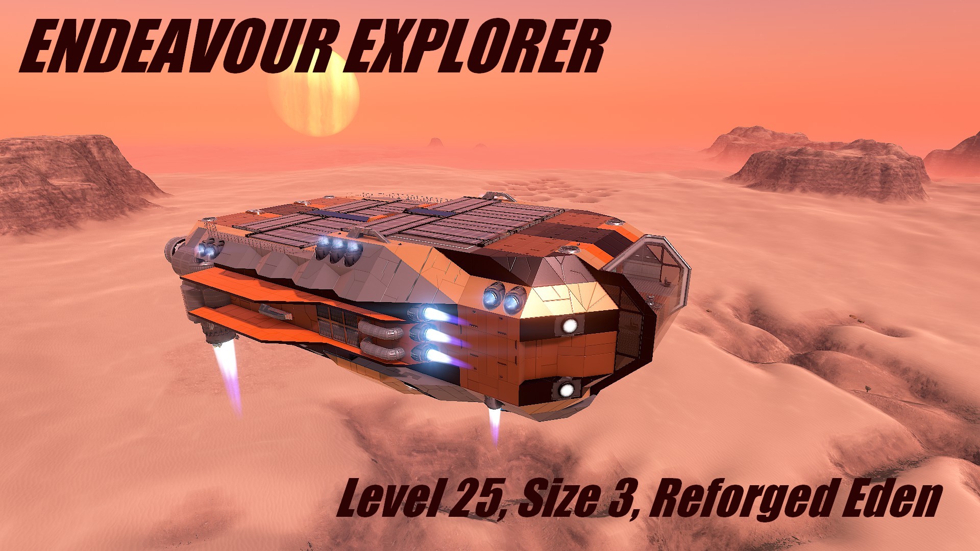 Endeavour Reforged Eden