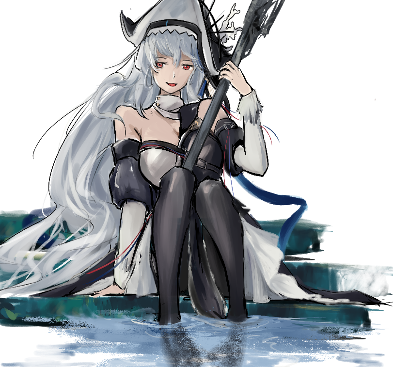 【明日方舟/skin】归溟幽灵鲨·扎营换皮 camping skin
