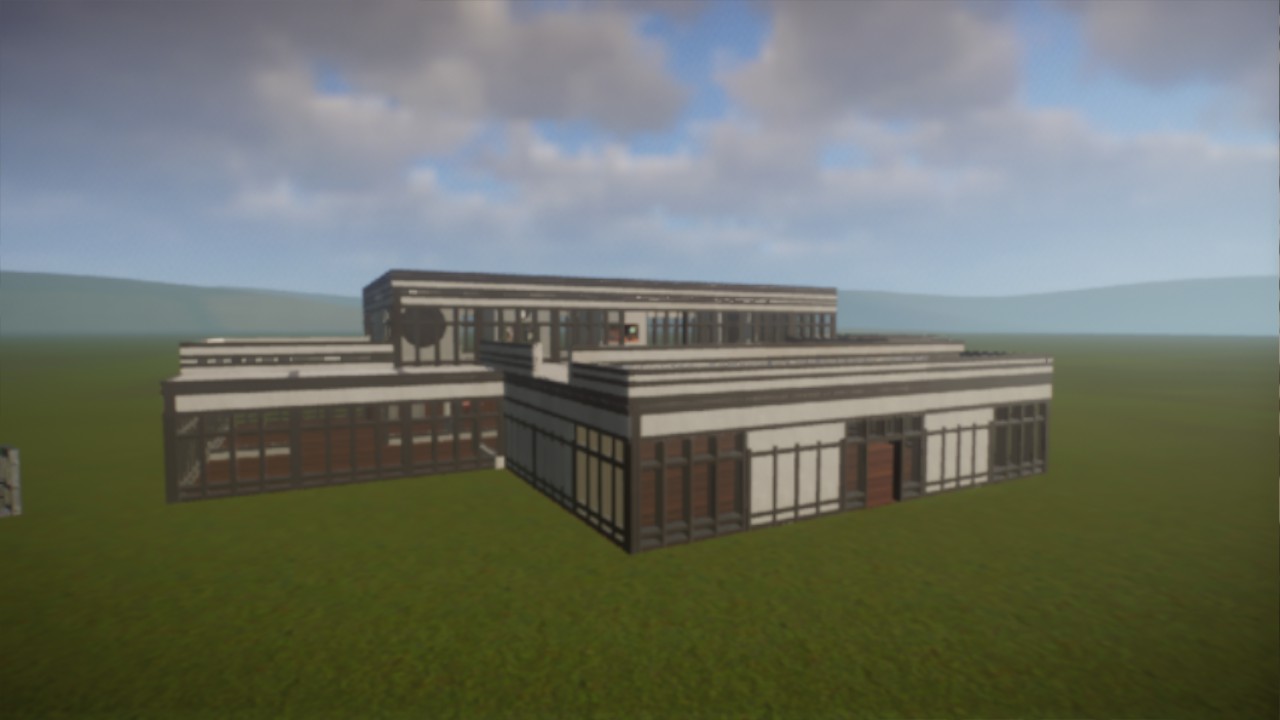 Anna's: Great Modern Center Building - CommunityHall - modern black/white design
