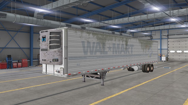 B4RT Great Dane Weathered Walmart Reefer