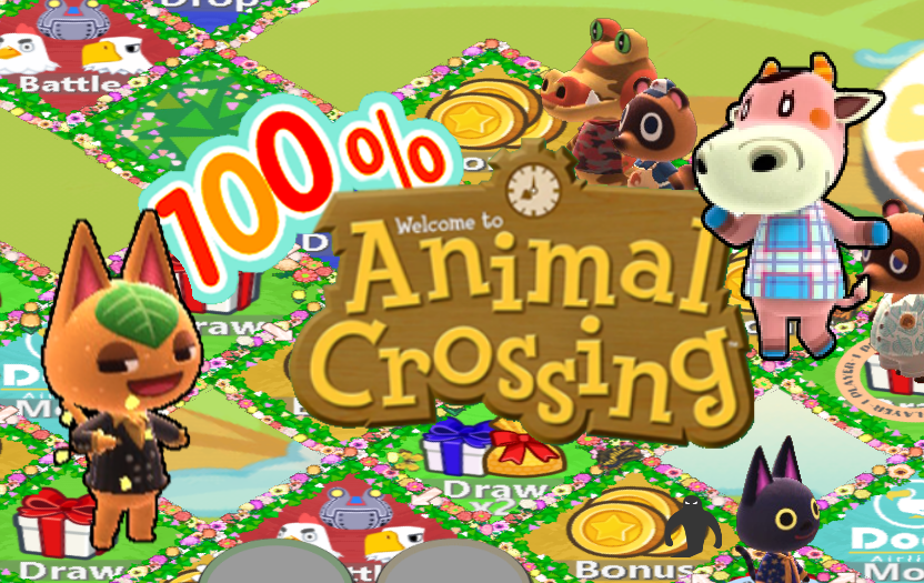100% Animal Crossing Orange Spring Grass Panels
