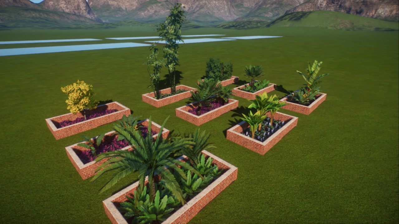 Tropical garden