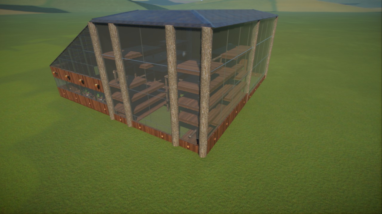 Enclosed habitat for climbing critters