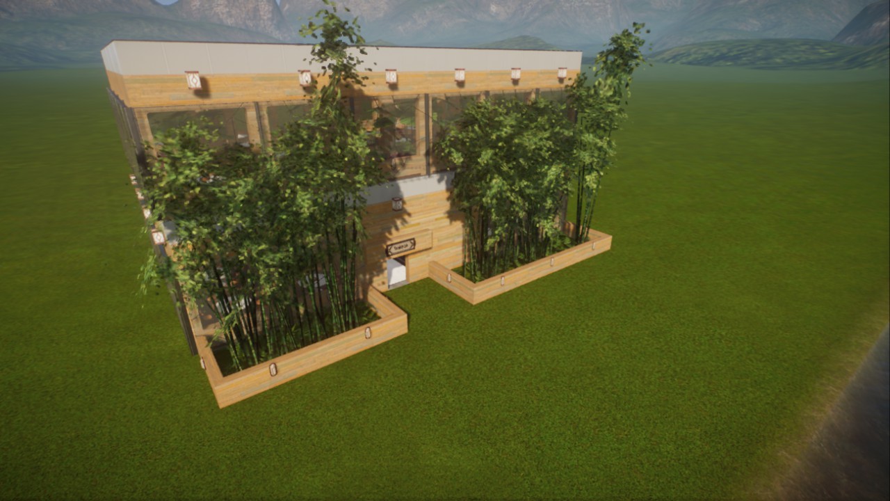 Tropical theme restauraunt