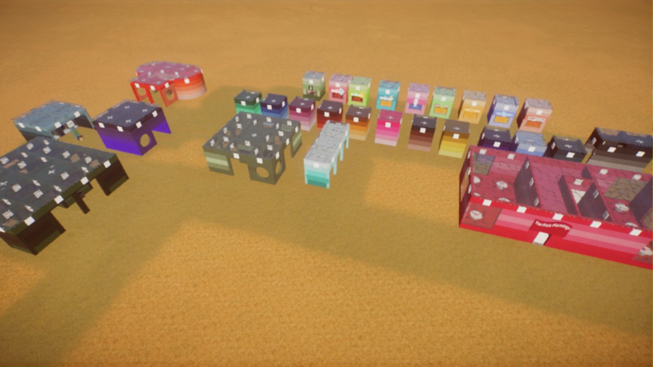 Candy theme guest facilities