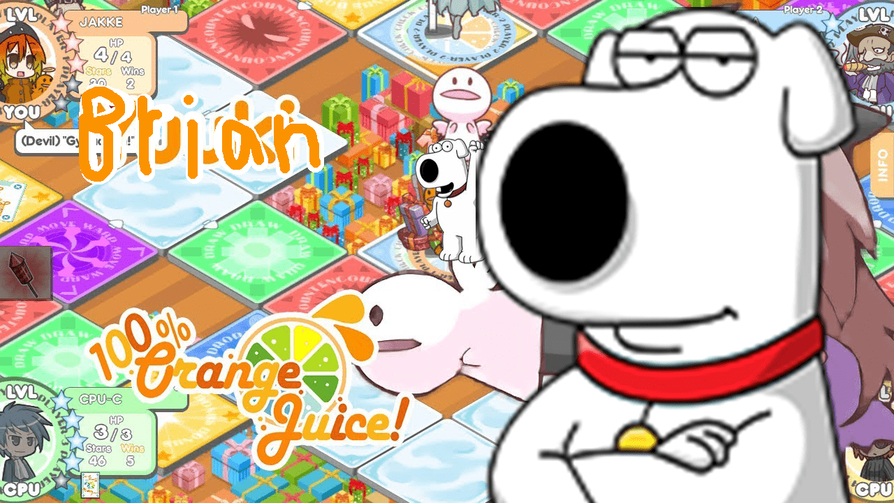 Brian Griffin the dog over Yuuki (family guy)