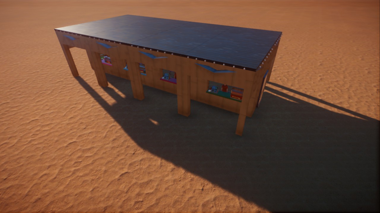 metal food counters