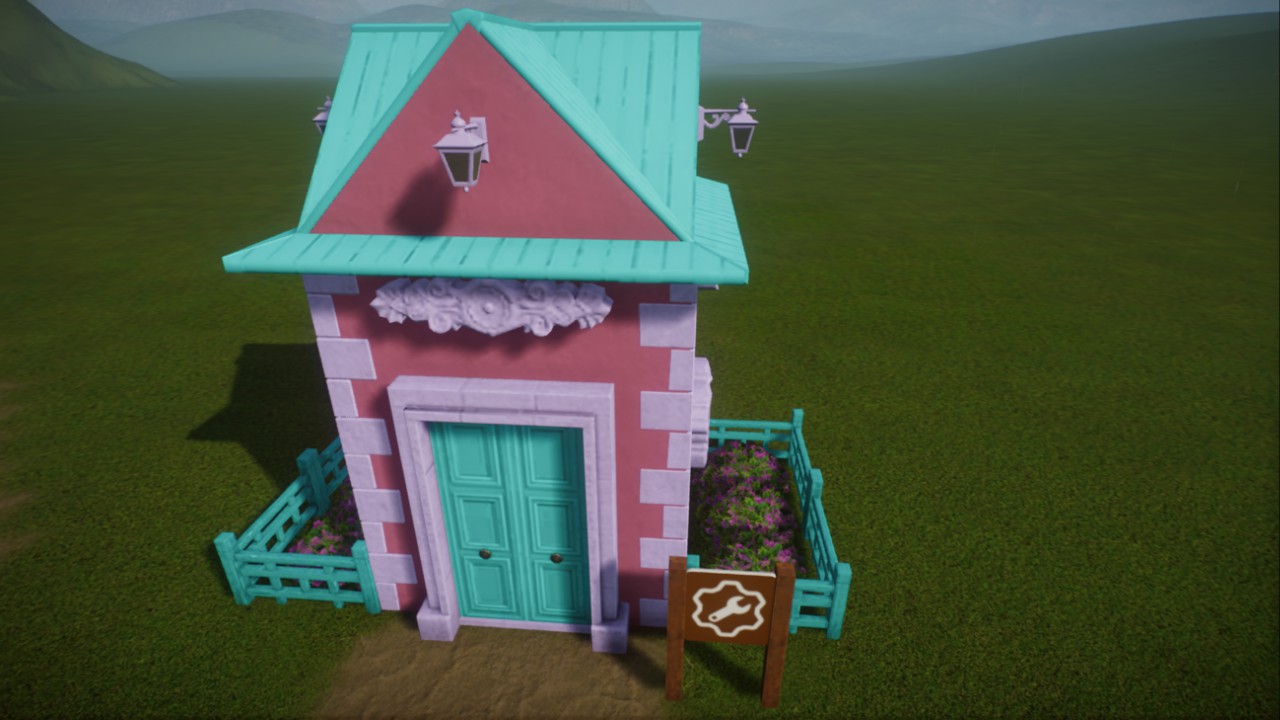 barbie dollhouse theme mechanic workshop