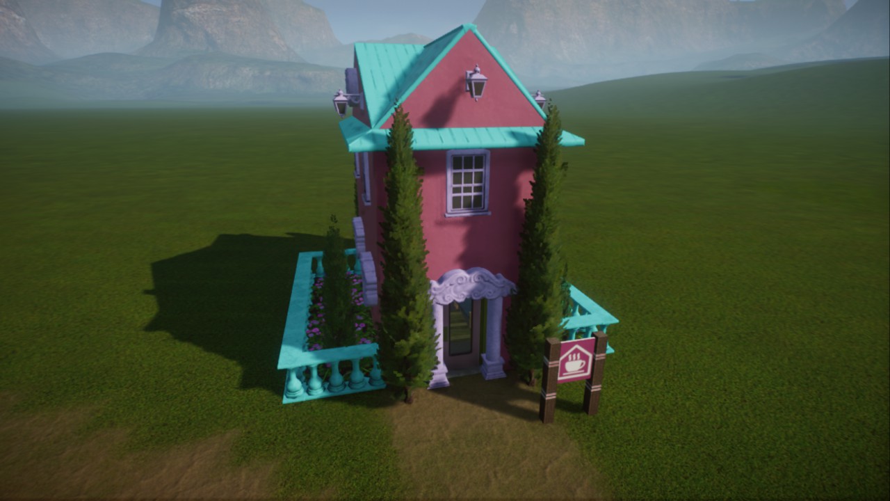 barbie dollhouse theme staff center, small