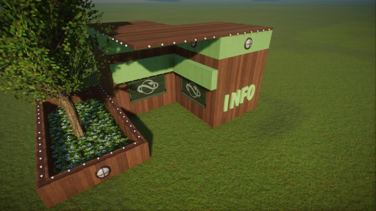 Green and Wood info shops