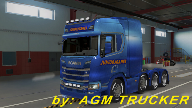 SKIN TRUCK SCANIA R - CANAL JUNIODJGAMES