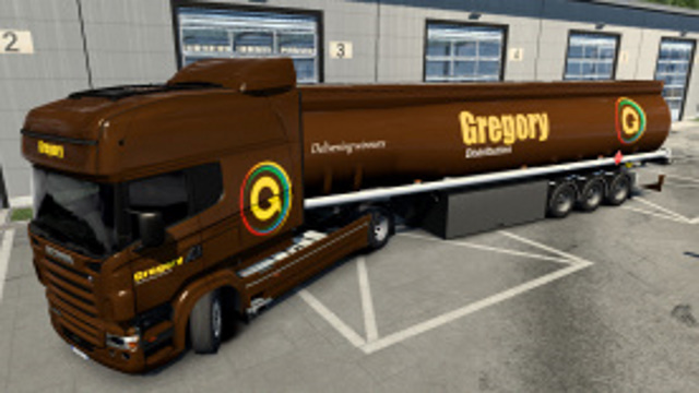 Gregory Distribution Scania R(RJL) + Tanker skin