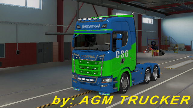 SKIN TRUCK SCANIA S - CANAL SAMUEL GAME PLAY