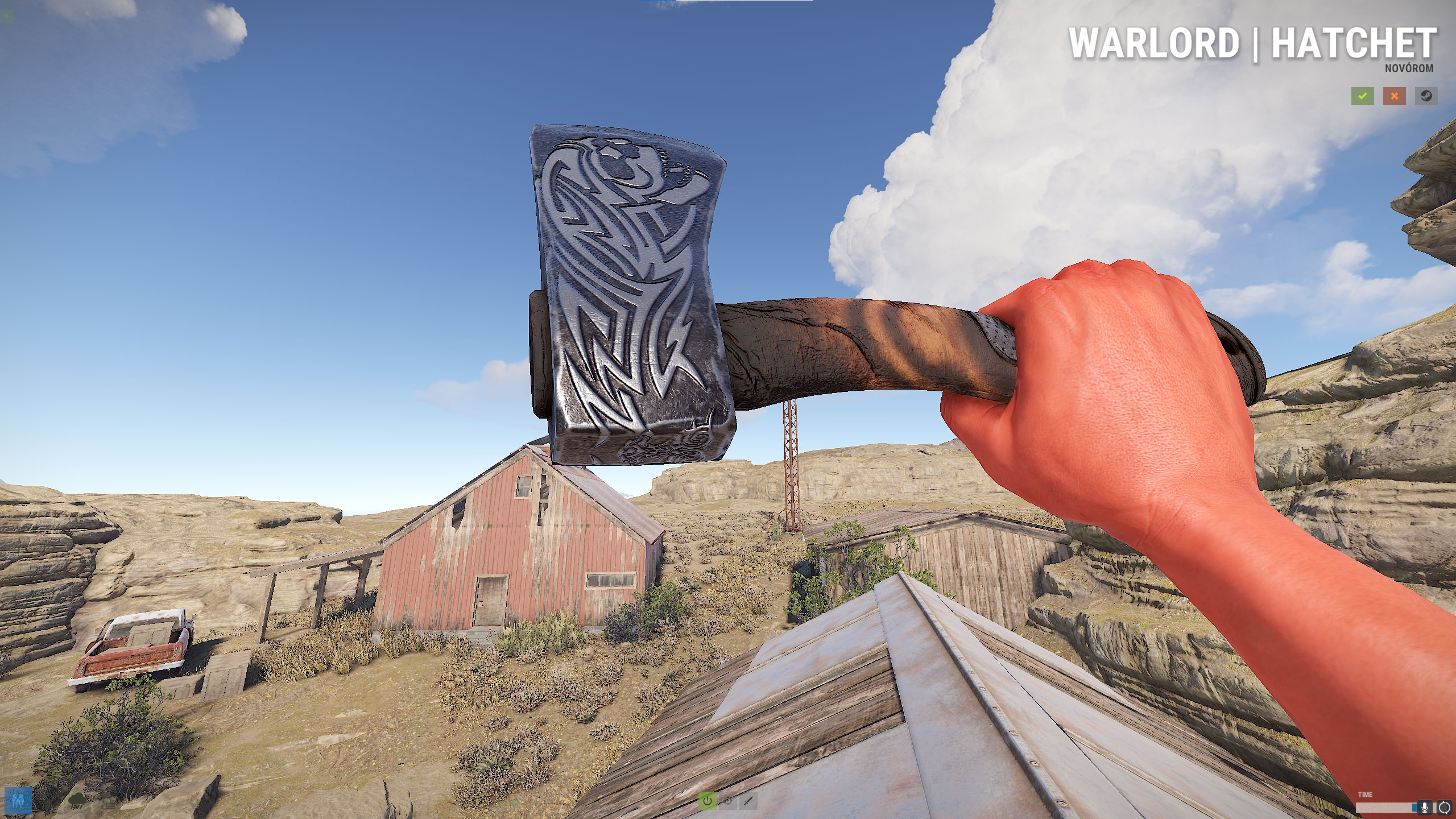 Gothic Warlord Hatchet