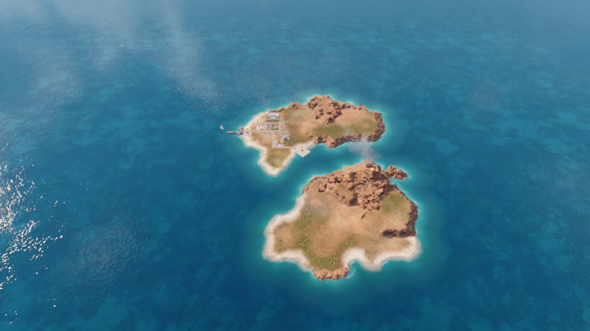 Dry and rough islands