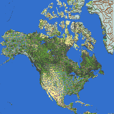 North America {POPULATED}