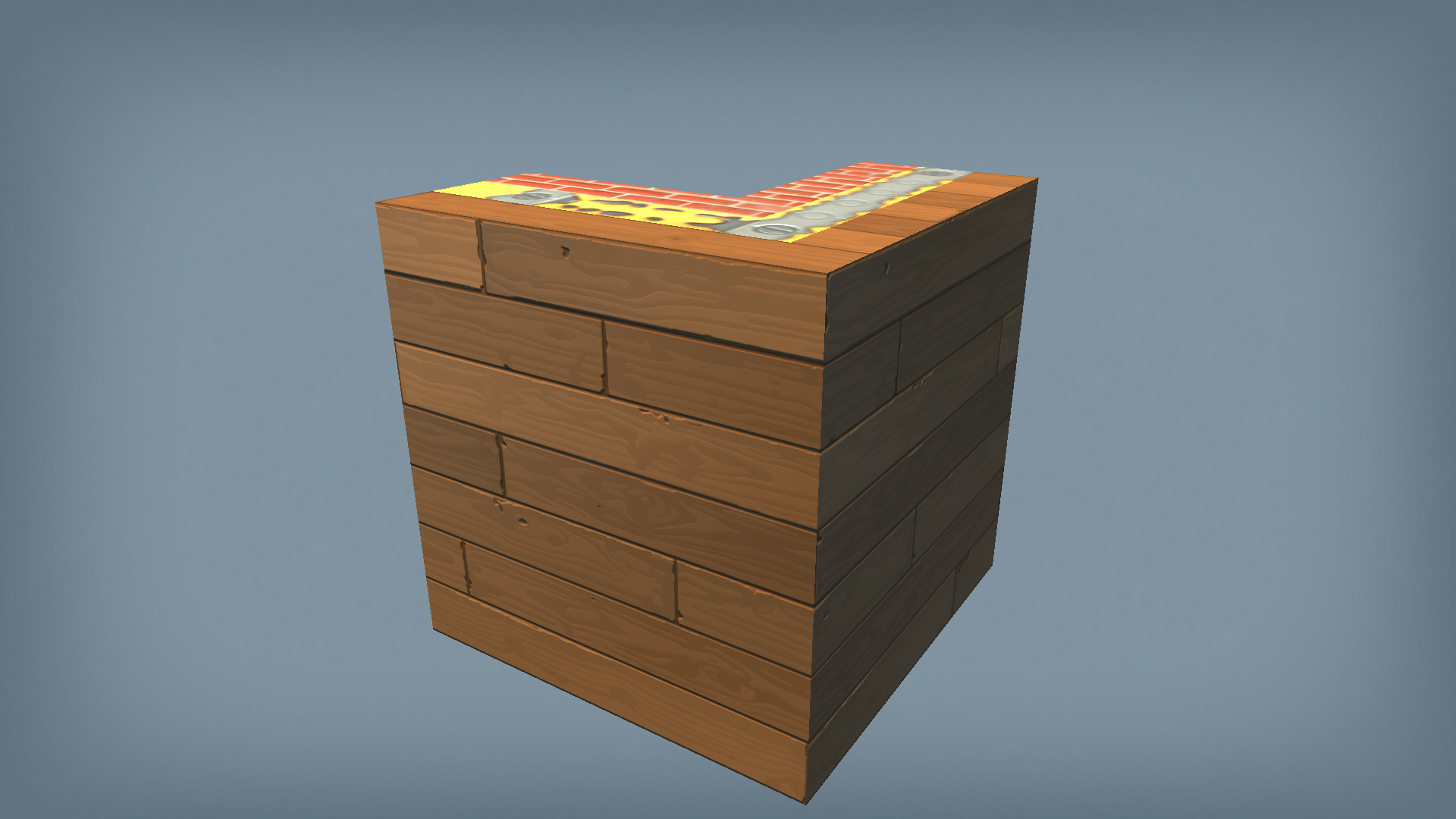 wall corner brick 7x7