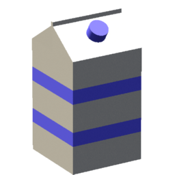 A normal milk bottle?