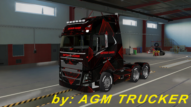 SKIN TRUCK VOLVO - CANAL ARTHUR GAMER OFICIAL