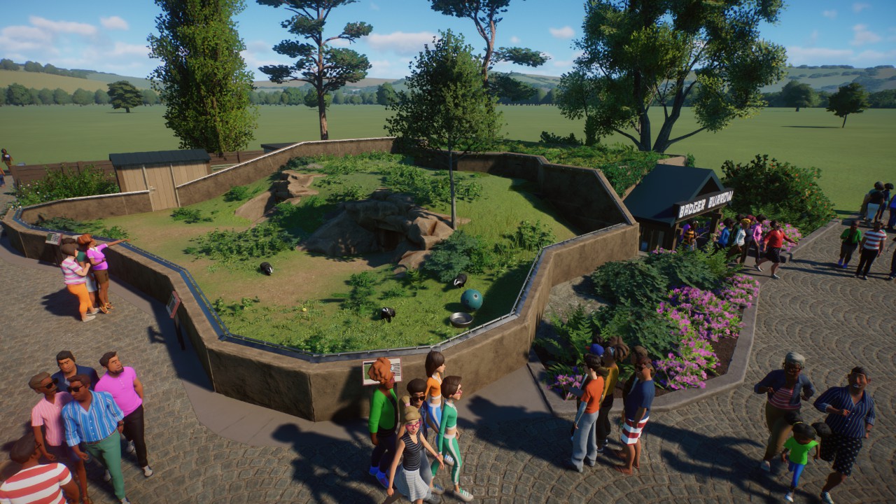 Realistic Badger Habitat