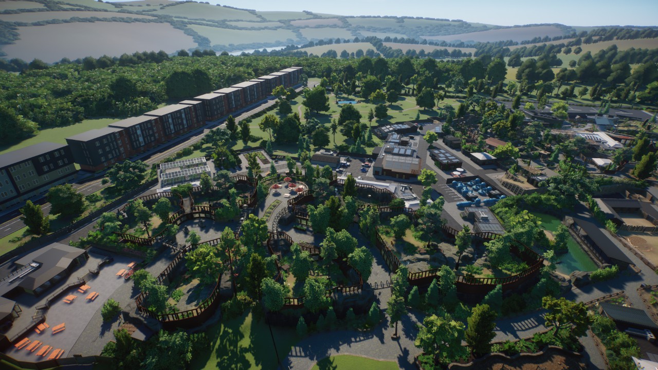 Greenfield Zoo, WIP Update 9, Asia Quest Additions and City Surrounding