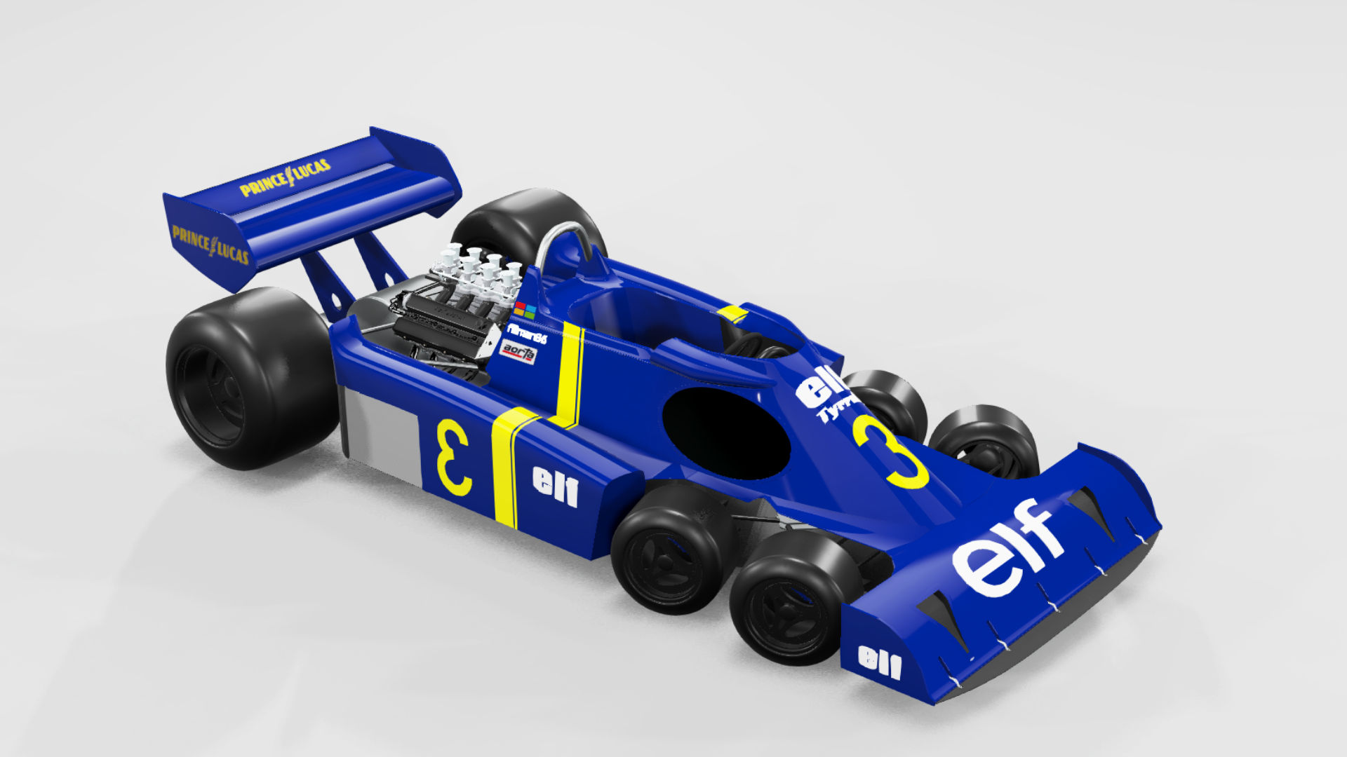 Tyrrell P34 f1 car