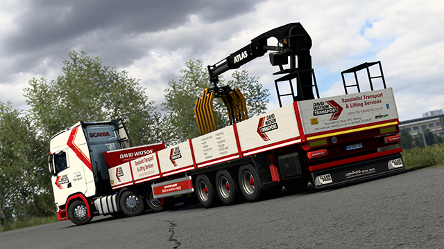 David Watson Transport - Flat Trailer