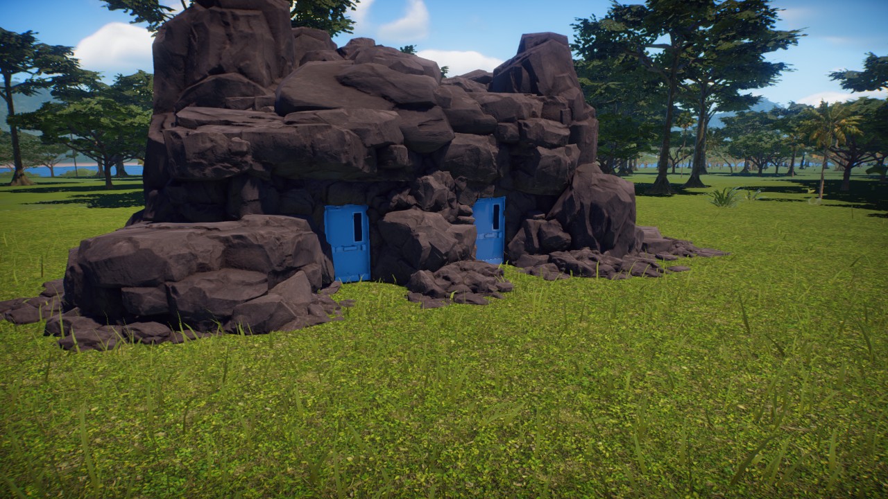 Twin nursery rock formation