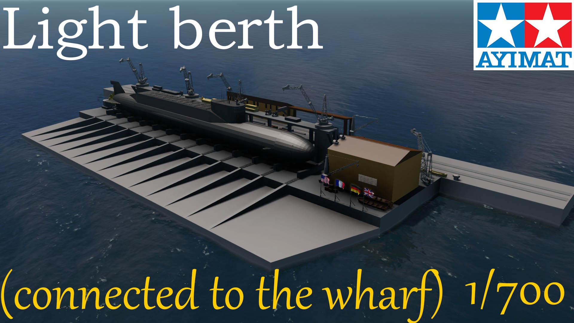 Light berth (connected to the wharf)