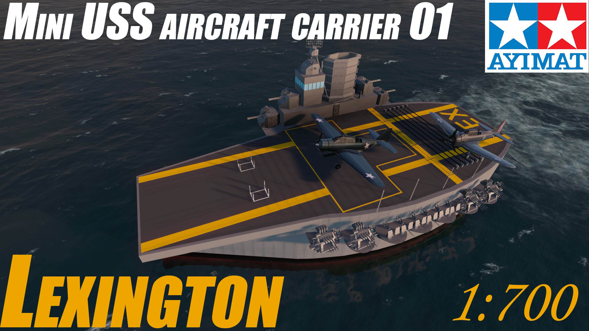 Mini USS aircraft carrier1