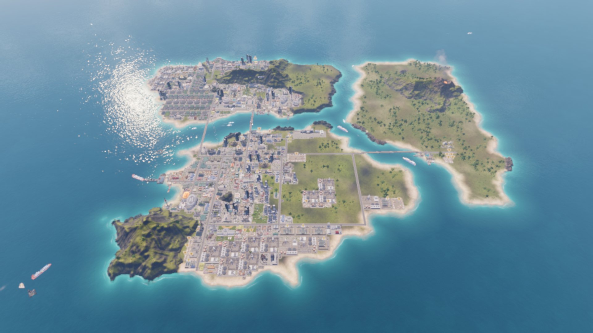 Huge city