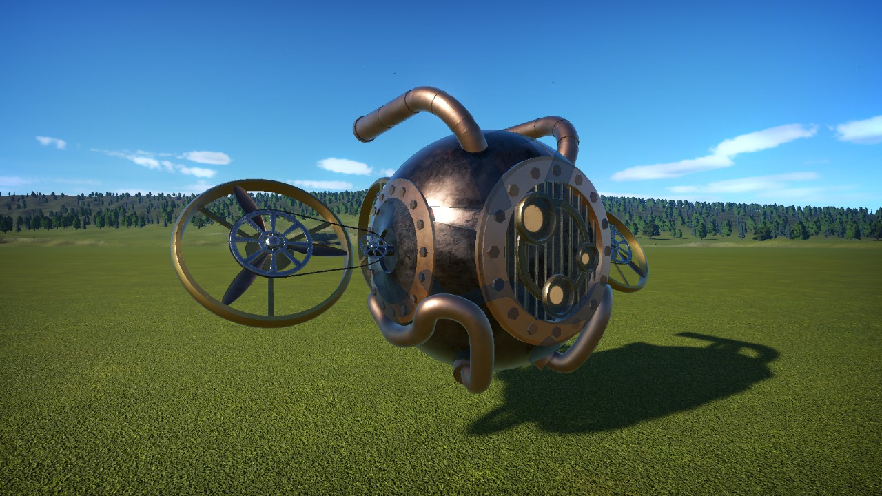 Time Travel Ship (curvy pipes)