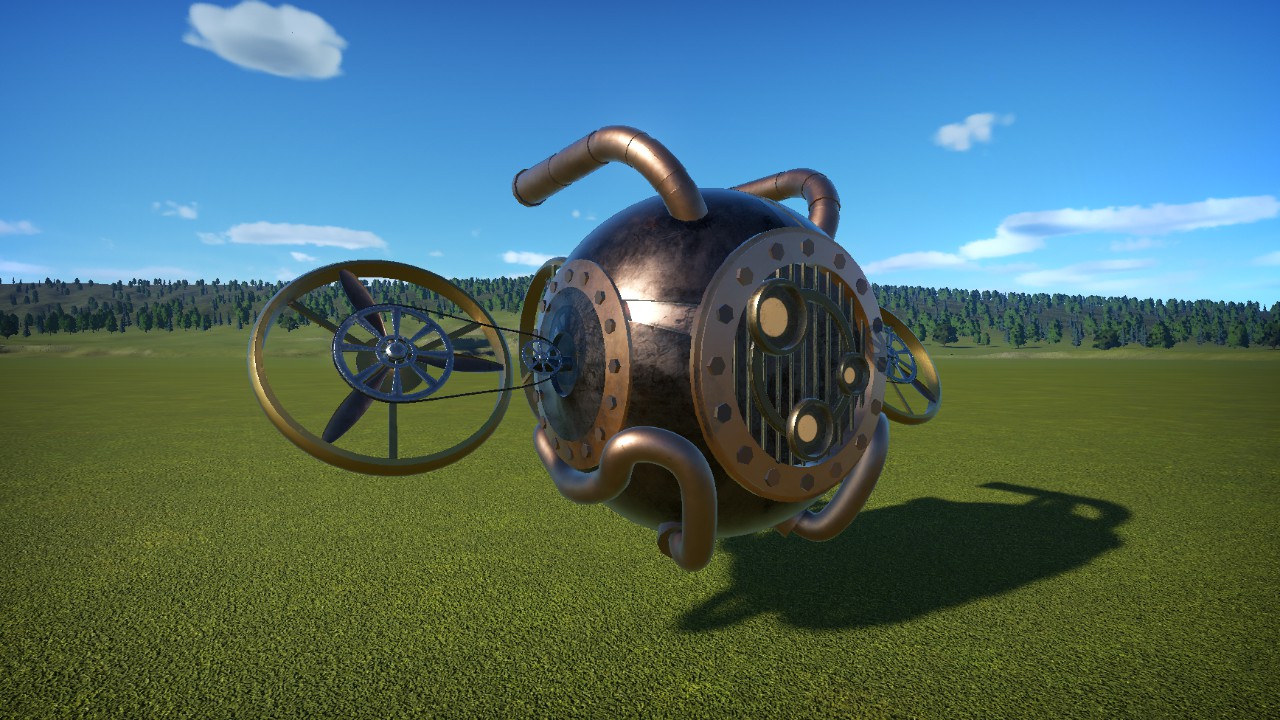 TIME TRAVEL SHIP (LARGE GEARS)