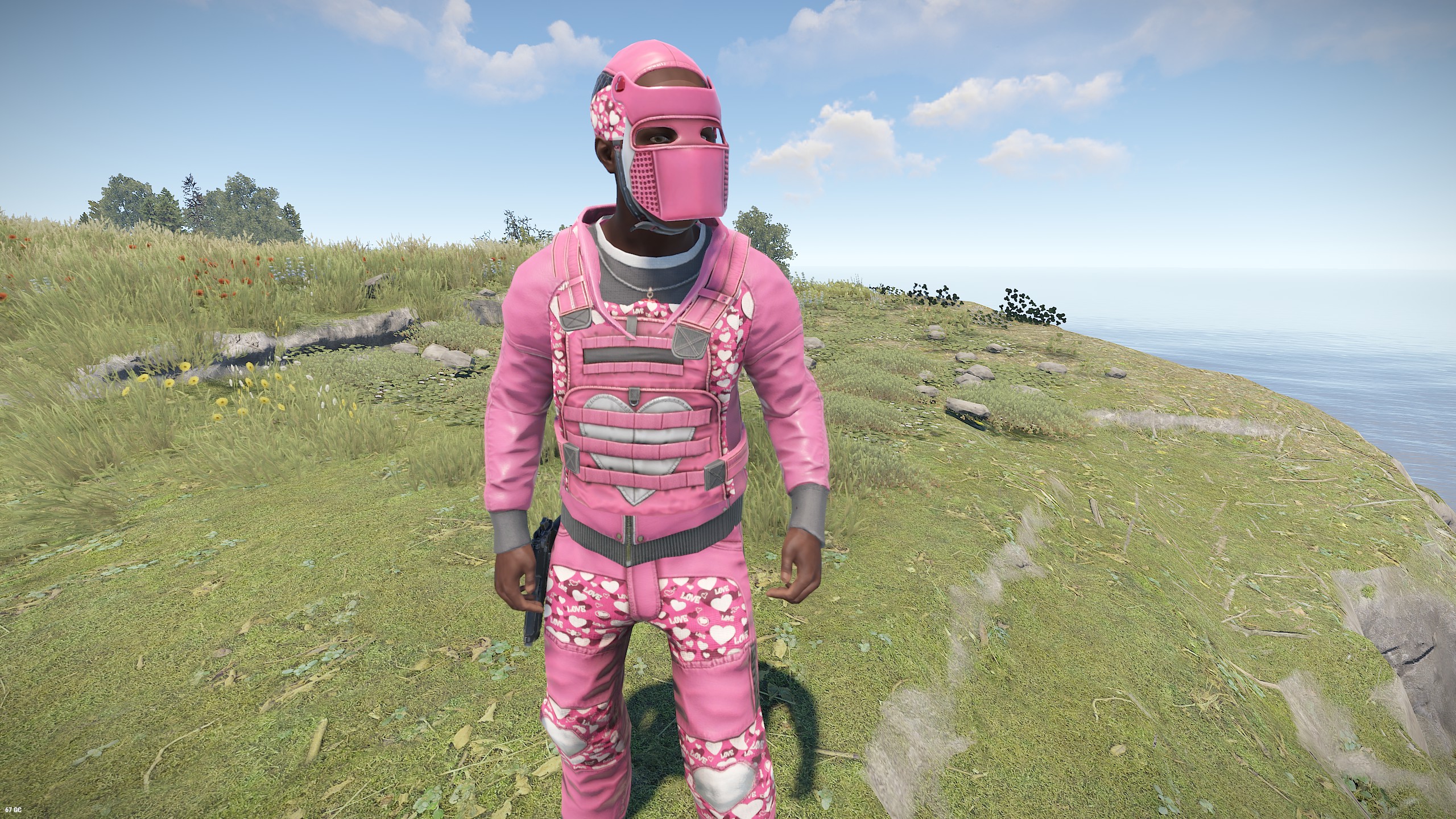 Lovestruck Metal Facemask