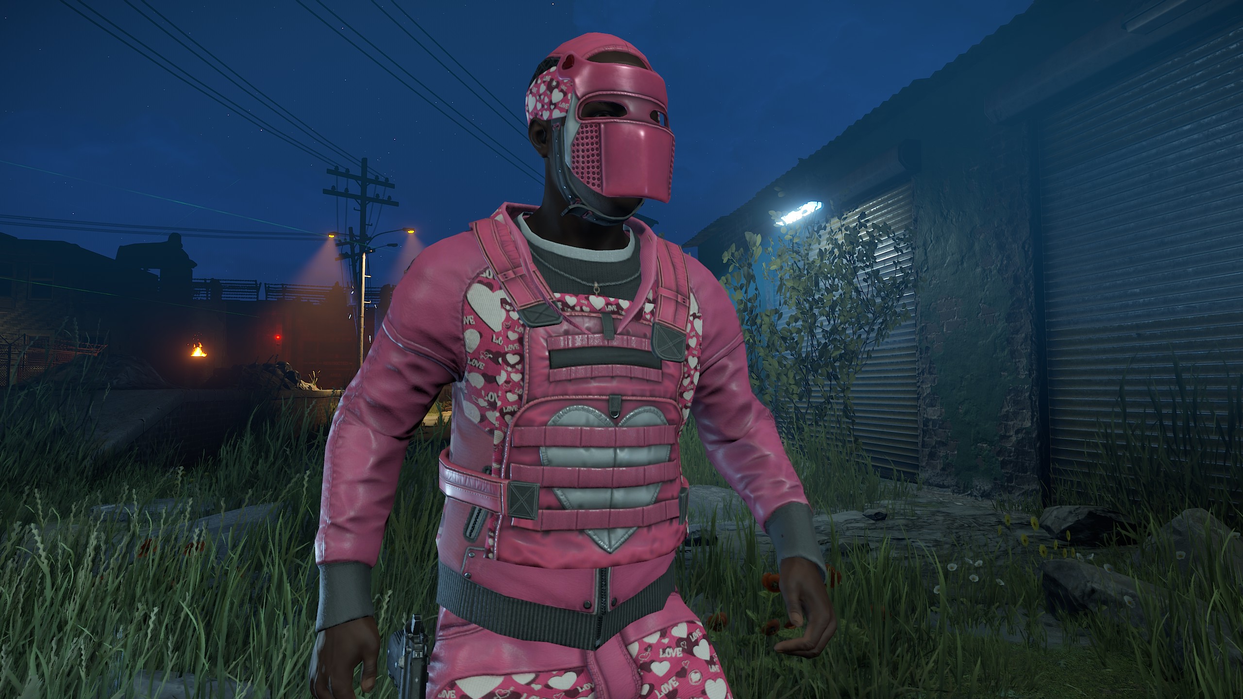 Lovestruck Metal Facemask