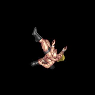 馳式裏投げ（バック組） / Uranage（Back Grapple）