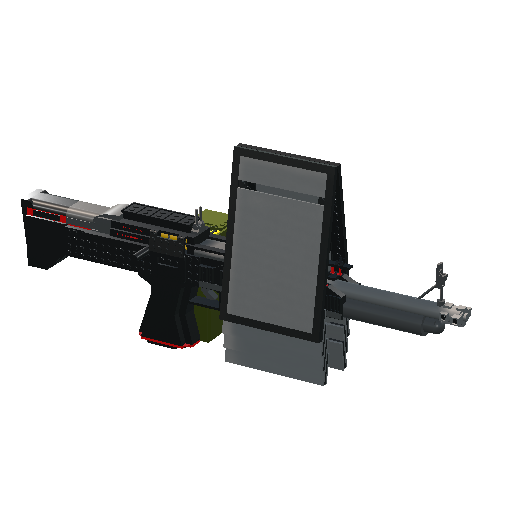 M120E8 GPMG Model with Shield preview