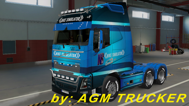 SKIN TRUCK VOLVO FH - CANAL NIKE SIMULATOR
