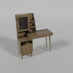 Table in the bedroom