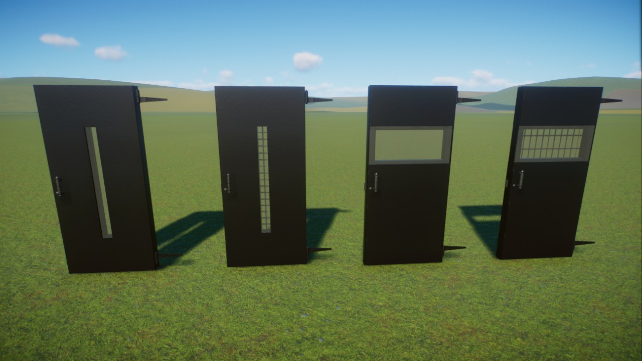 Metal / Glass Backstage Doors
